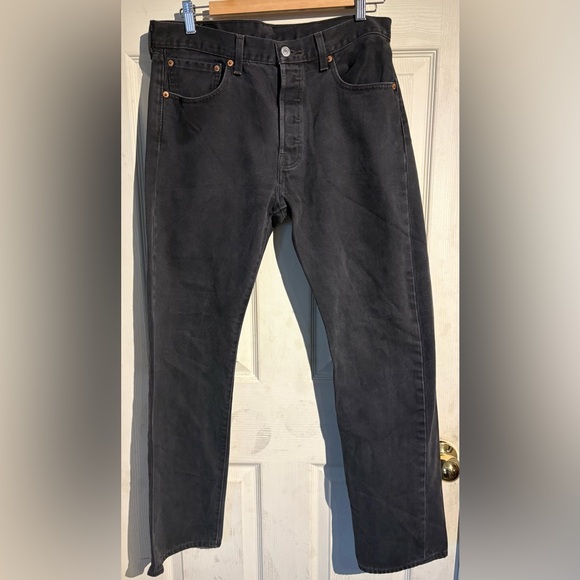 Levi's Charcoal 501 Jeans - Picture 1 of 4